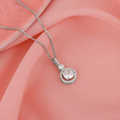 Modern Silver Necklace